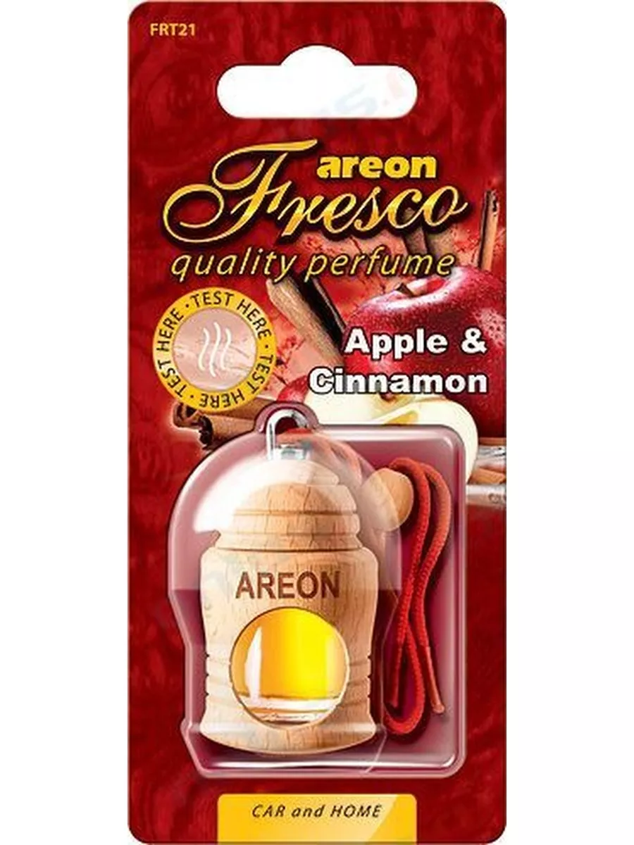 Ароматизатор дер. бутылка AREON FRESCO Яблоко корица