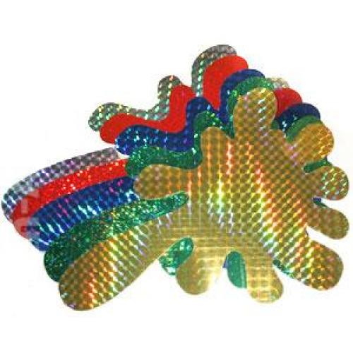 Наклейка Клякса блестящая большая 13*20,5см