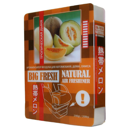 Ароматизатор под сиденье "BIG FRESH" тропическая дыня (200гр) BF-65  