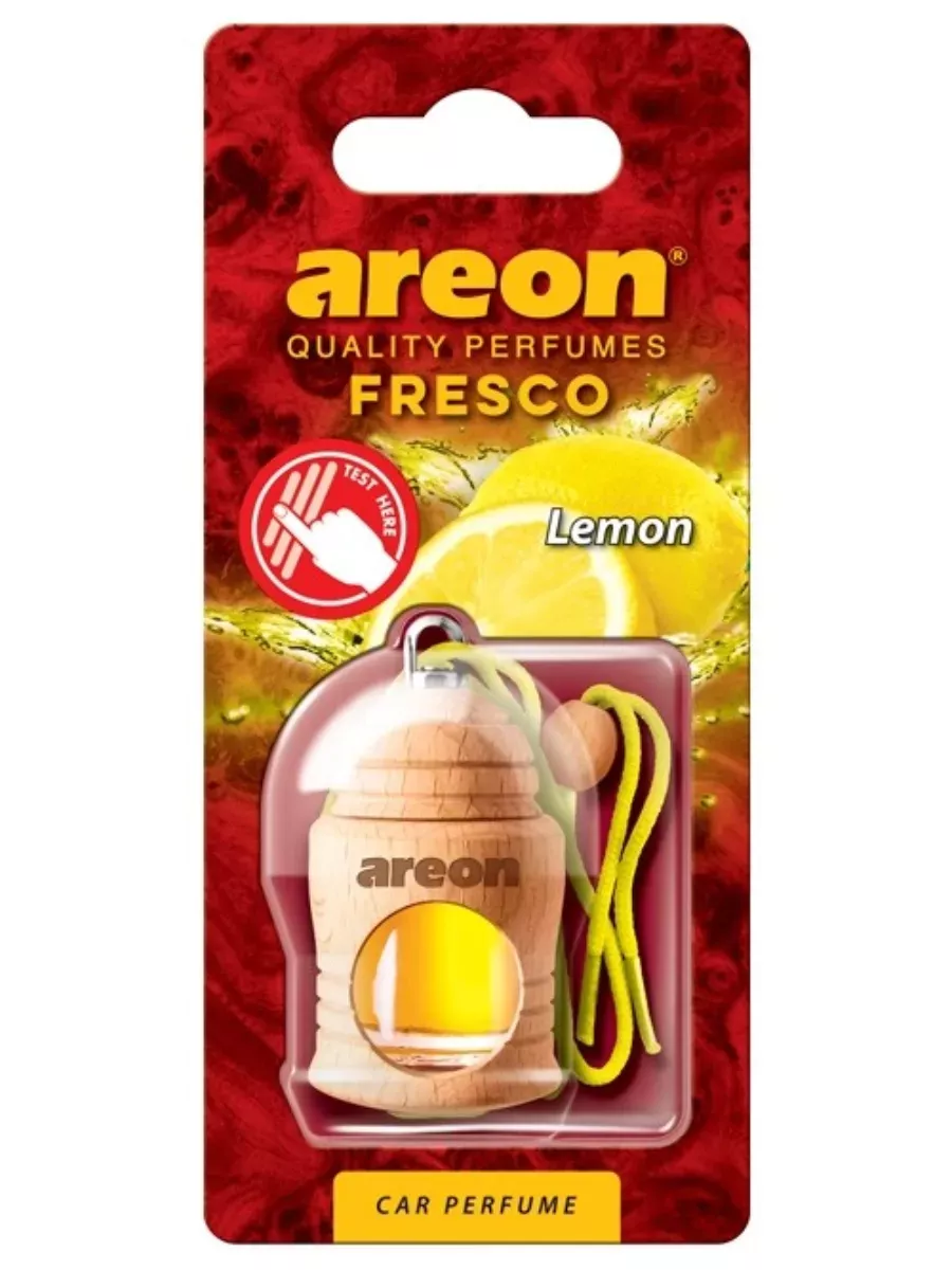 Ароматизатор дер. бутылка AREON FRESCO Лимон