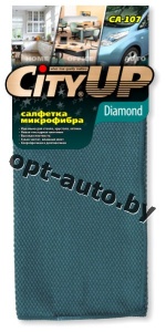 Салфетки СА-107 микрофибра для стекла Diamond 35x40