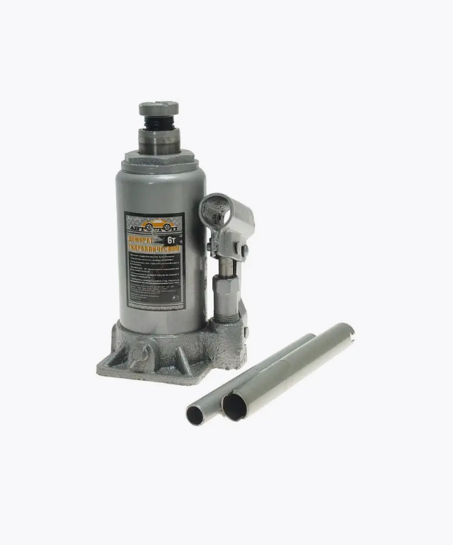 Домкрат гидравлический  6т h=190-355мм АВТОСТОП (AJ-006)