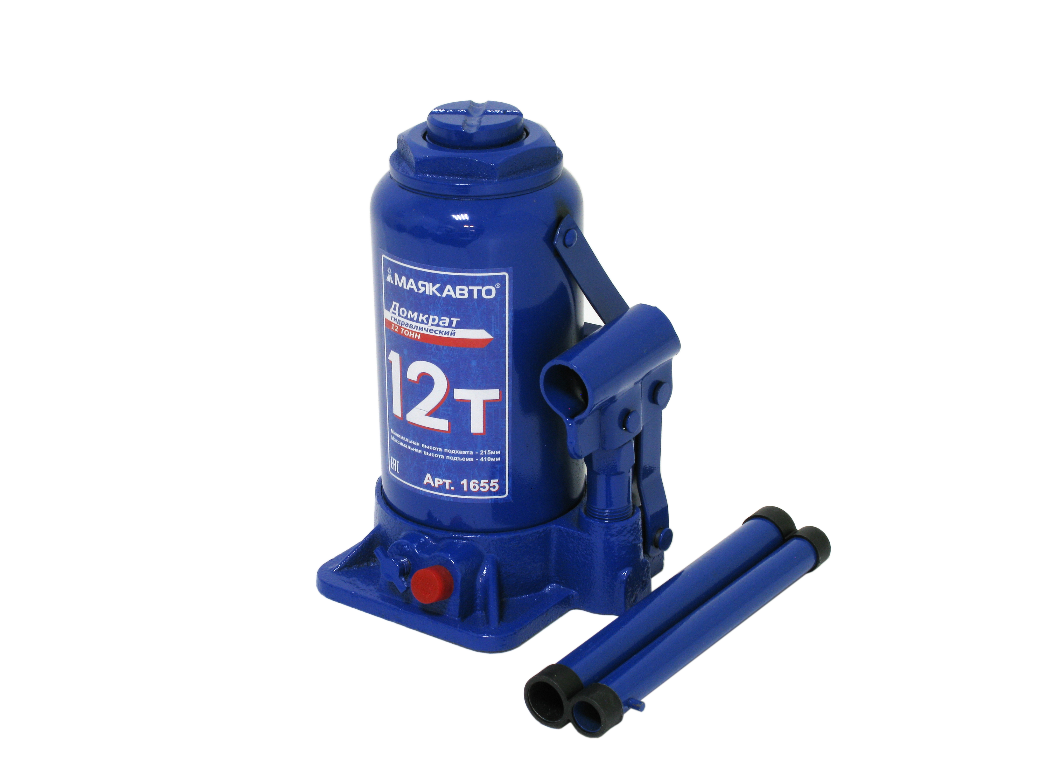Домкрат гидравлический  12т h=215-410мм МАЯКАВТО™ (1655)