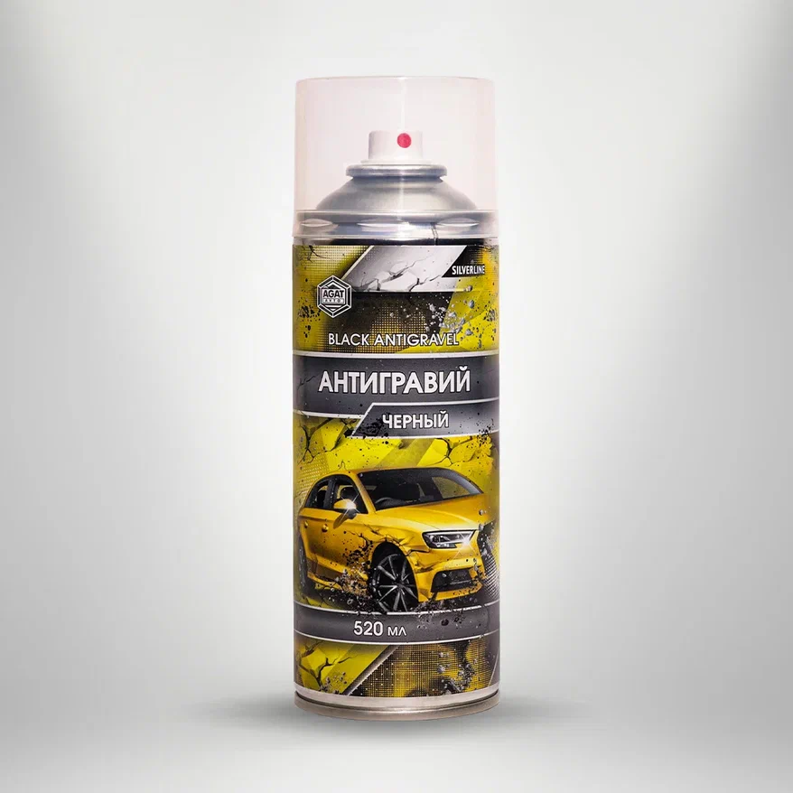 Антикоррозийное покрытие Антигравий AGAT черный 520мл (аэр) SL0103