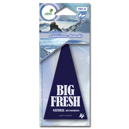 Ароматизатор сухой "BIG FRESH" альпийская свежесть (PABF-18)
