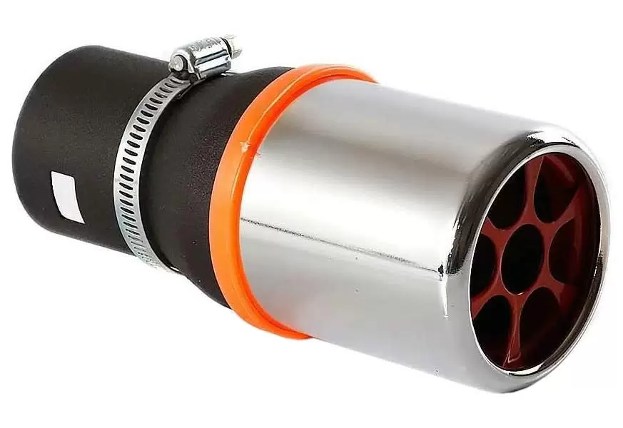 Насадка на глушитель № 661 Haktan HT хром D=48-58 хомут (29370)