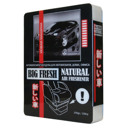 Ароматизатор под сиденье "BIG FRESH" новая машина (200гр) BF-72  