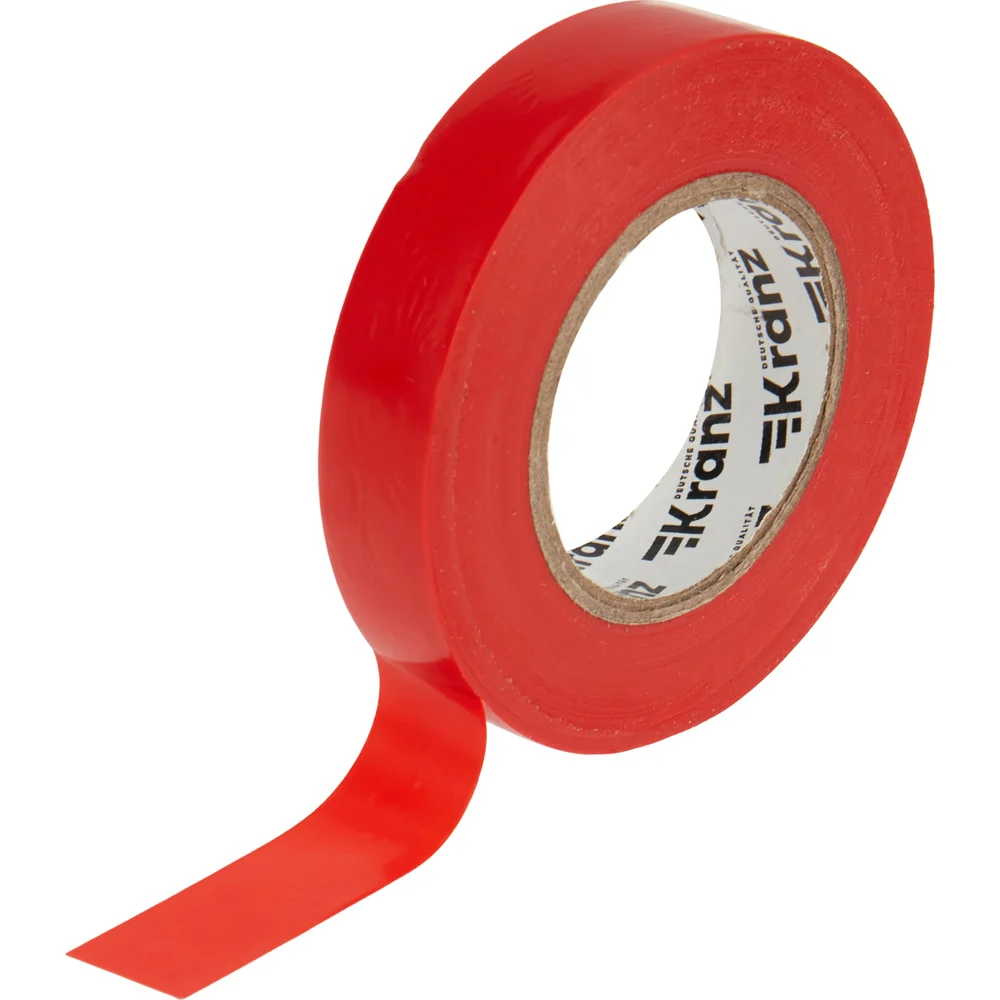 Изолента Kranz 19 мм 25 м красная