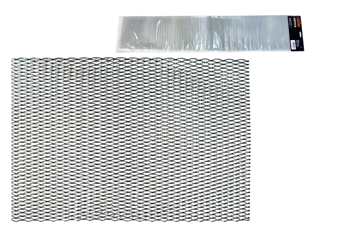 Сетка Sport Garde 1000х200 15х6,5 соты алюминий хром G15652C (21034)