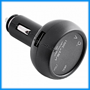 Вольтметр цифровой - термометр VST-706 VT (с подсветкой)