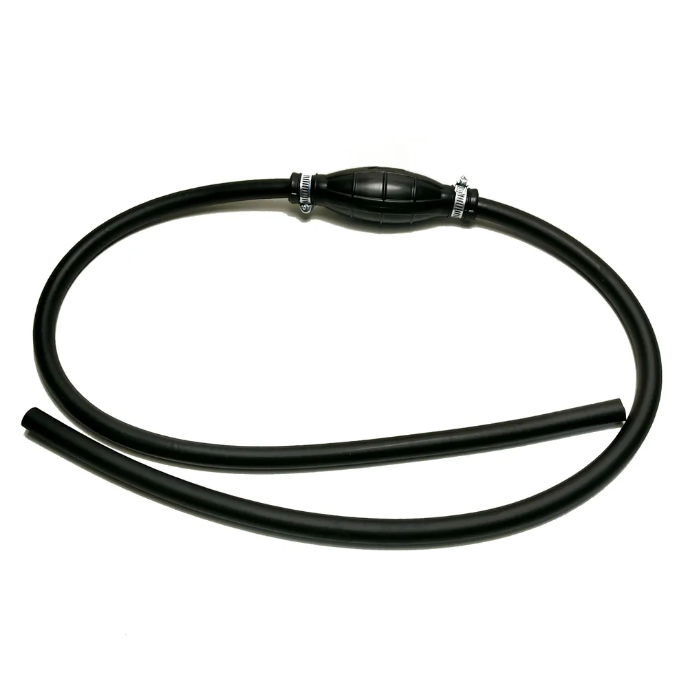 Шланг груша для перекачки топлива силикон черный