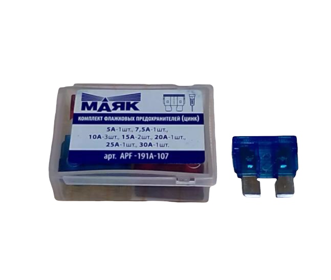 Предохранитель МАЯК фл. цинк (к-т 10шт., box) (APF-191A-107)