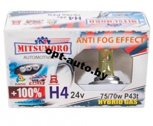  MITSUMORO 4  24v 70/75wP43t +100% anti fog effect  2 . ()