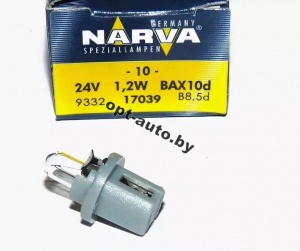  Narva 24v   1,2w (BAX10d)  (17039)