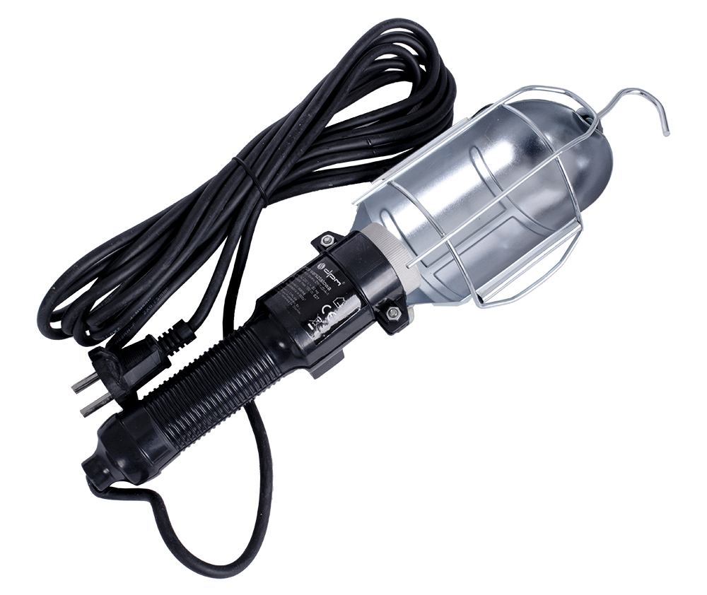 Переносная лампа 10 метров черная 220v