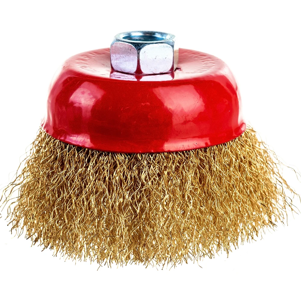 Щетка металл. для УШМ 75мм/М14 (чашка/проволока) М5 (65575м)