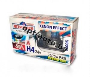  MITSUMORO 4  24v 70/75wP43t +50% Xenon Effect  2 . ()