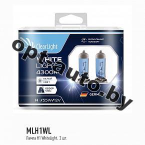 Автолампы Clearlight H1 12V-55W WhiteLight (2 шт.) (MLH1WL)