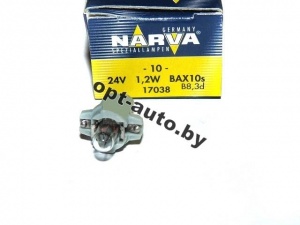  Narva 24v   1,2w (BAX10s)  (17038)