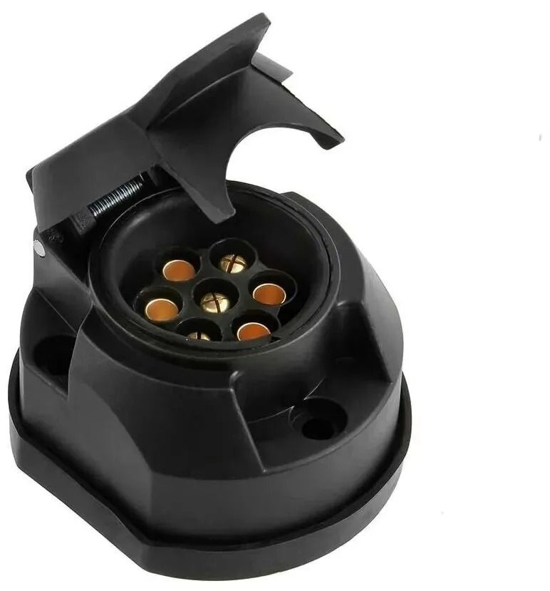 Разъем прицепа розетка пластмасса 7-контактная Artway KTC001F