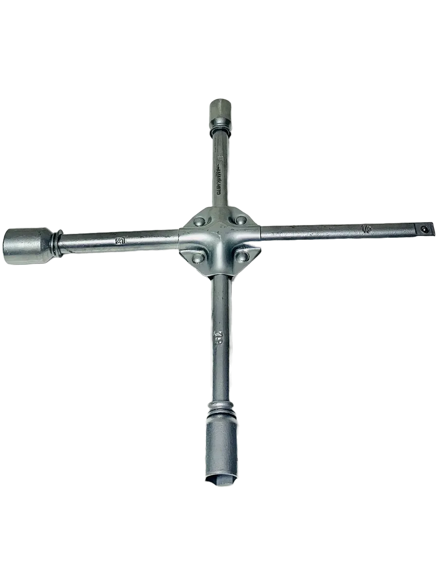 Ключ баллонный крестовой усиленный Ø16 17*19*21 МАЯКАВТО™ (681355-16)