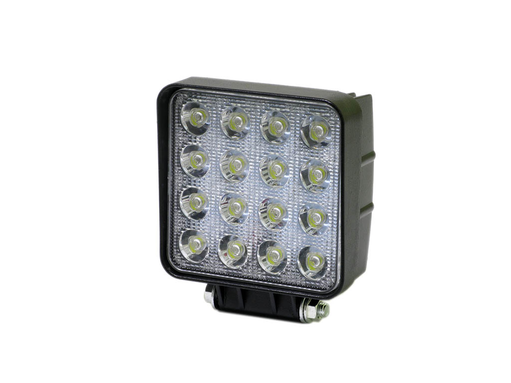 Противотуманная фара светодиод. "М5" 16 Cree smd 48 Вт, 10-30 В, квадратн.,дл.105мм (12248)