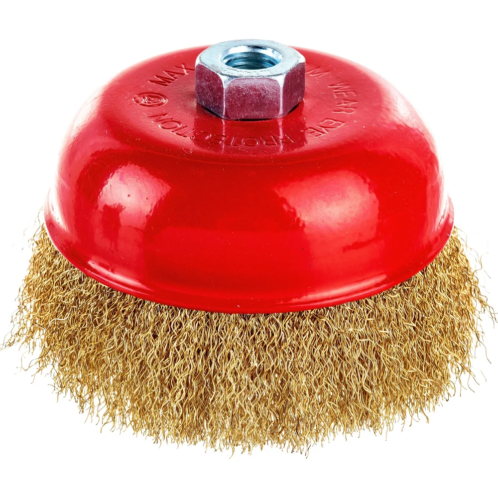 Щетка металл. для УШМ 125мм/М14 (чашка/проволока) М5 (655125м)