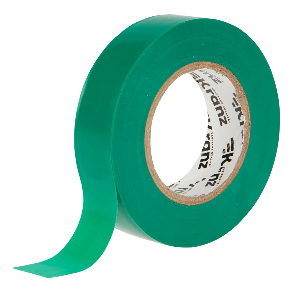 Изолента Kranz 19 мм 25 м зеленая