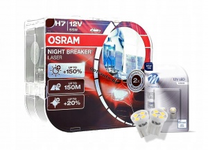  Osram NIGHT BREAKER LASER H7 12v +150% DUOBOX
