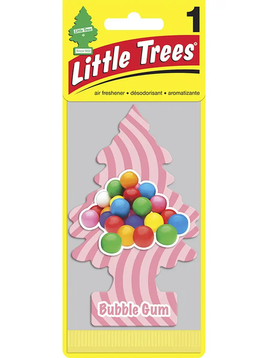 Ароматизатор Елочка Little Trees "Бабл гам" (Bubble Gum)