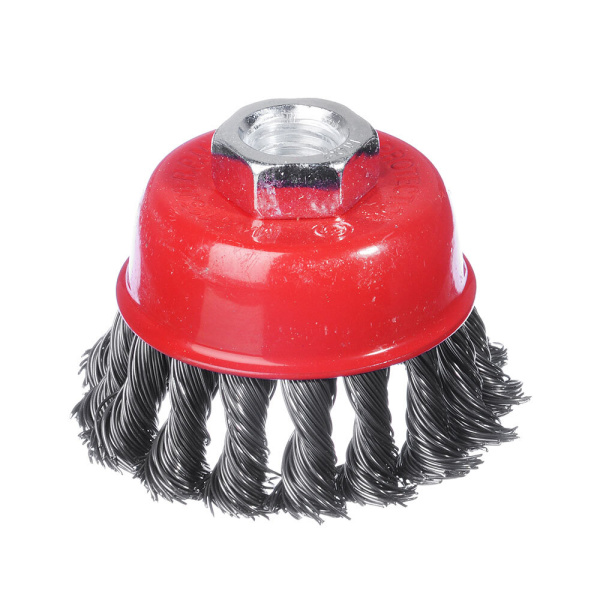 Щётка металл. для УШМ 65мм/М14 кручёная (чашка) М5 (65665м)
