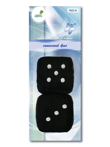 Ароматизатор воздуха "Игральные кубики" океанский бриз (PDCE-91)