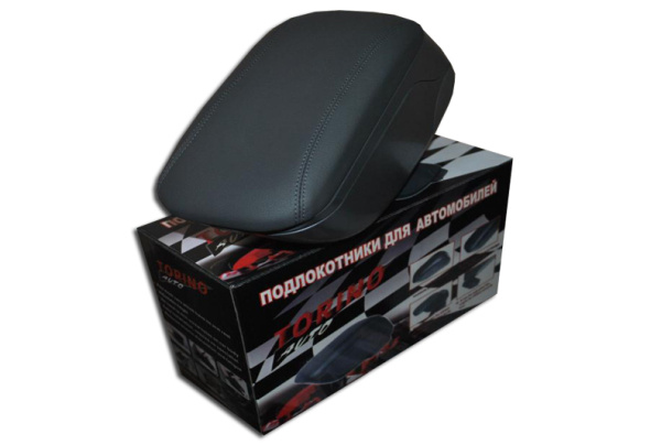 Подлокотник универсальный HJ-48014GR слайдер, кожзам. серый