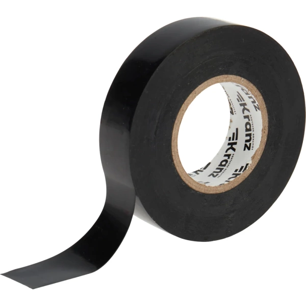 Изолента Kranz 19 мм 25 м черная