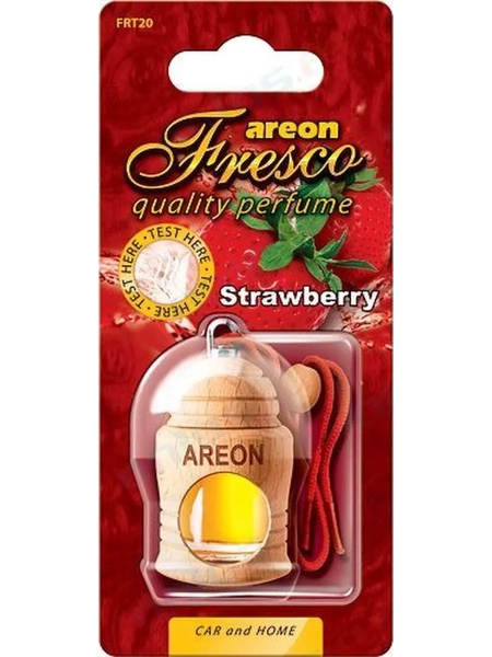 Ароматизатор дер. бутылка AREON FRESCO Клубника