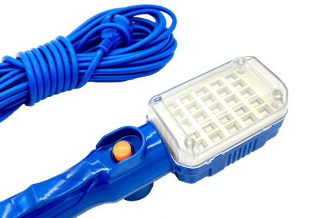 Переносная лампа LED с магнитом 20 метров 220v M5 (22021)