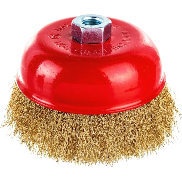 Щетка металл. для УШМ 125мм/М14 (чашка/проволока) М5 (655125м)