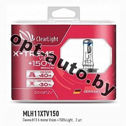  Clearlight H11 12V-55W X-treme Vision +150% Light (2 .)