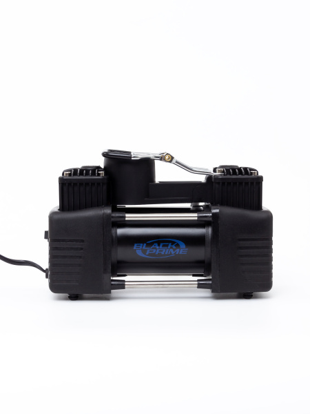 Компрессор 2-ух цилиндр. Black Prime BP001 в кейсе с инструм. цифр. дисплеем, автостоп, перчатки