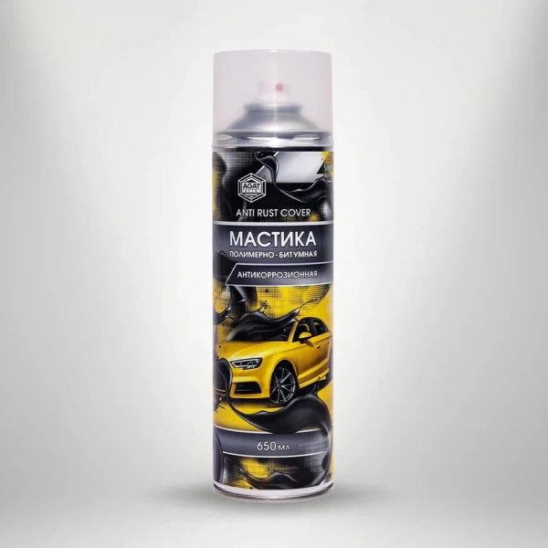 Антикоррозийная мастика Битумная AGAT 650 мл (аэрозоль) FD0102