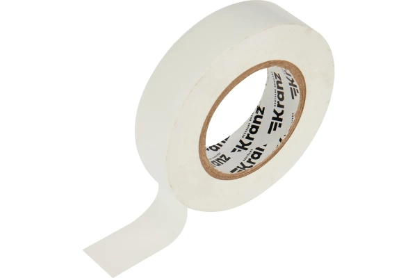 Изолента Kranz 19 мм 25 м белая